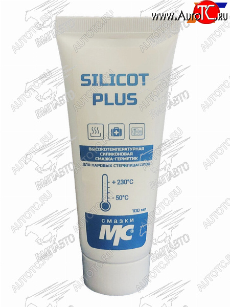 1 799 р. Высокотемпературная силиконовая смазка-герметик Silicot Plus 100мл                                   VMPAUTO 2304  с доставкой в г. Майкоп