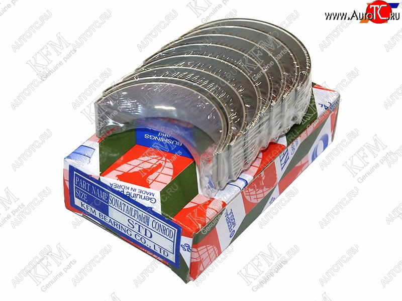 3 899 р. Вкладыши шатунные к-т STD HYUNDAI ELANTRAAVANTEI40 1,82,0 11- KFM 23060-2E000  с доставкой в г. Майкоп