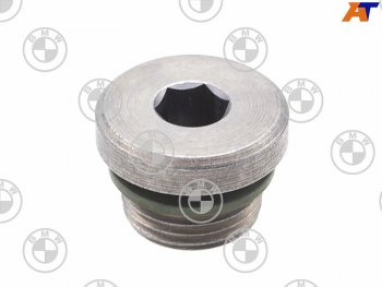 148 р. Пробка поддона АКПП BMW 3-SERIES F30 12-/5-SERIES F10/F11 10-16/X3 F25 10-17/X5 F15 14-/X6 E71 08-14 BMW 24117552349 BMW 24117552349  с доставкой в г. Майкоп. Увеличить фотографию 1