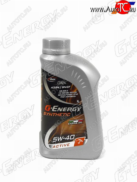799 р. Масло моторное синтетическое G-Energy Synthetic Active 5W-40 SNCF, A3B4 1л G-ENERGY 253142409  с доставкой в г. Майкоп