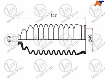 719 р. Пыльник рулевой рейки TOYOTA SV3#SV4#ST18# MARUICHI 26-486  с доставкой в г. Майкоп. Увеличить фотографию 1