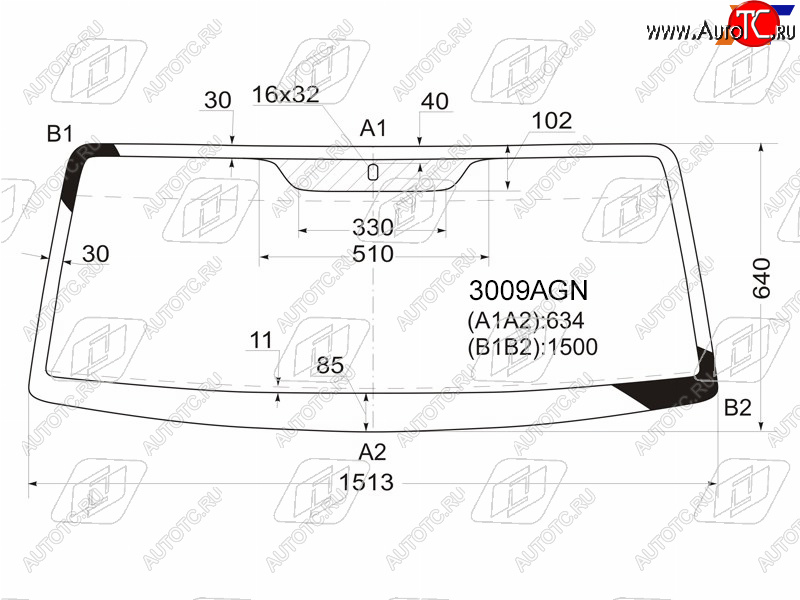 3 999 р. Стекло лобовое SSANGYONG KORANDO 96-06TAGER (ТАГАЗ) 08-12                                           FUYAO 3009AGN  с доставкой в г. Майкоп