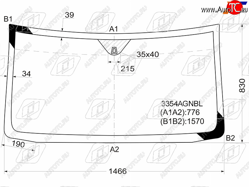 5 449 р. Стекло лобовое Fiat Doblo 01-16 FUYAO 3354AGNBL  с доставкой в г. Майкоп