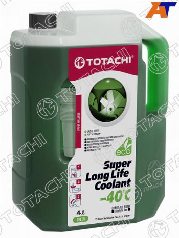 1 199 р. Антифриз (SUPER LLC 4 л. -40 C Зелёный) TOTACHI 41604  с доставкой в г. Майкоп. Увеличить фотографию 2