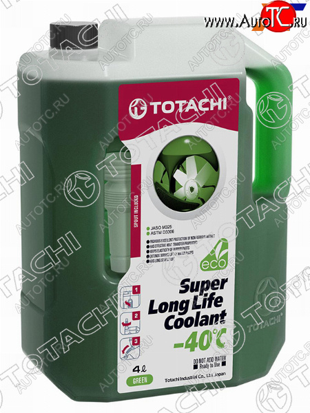 1 199 р. Антифриз (SUPER LLC 4 л. -40 C Зелёный) TOTACHI 41604  с доставкой в г. Майкоп