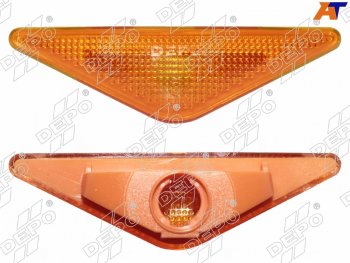 299 р. Поворот в крыло Ford Focus 98-04  Mondeo 00-07 (Справа=Слева) DEPO 431-1404N-UE-Y  с доставкой в г. Майкоп. Увеличить фотографию 1