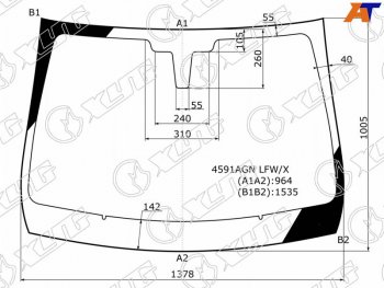 5 999 р. Стекло лобовое LADA XRAY 15-  XRAY Cross 18- XYG 4591AGN LFW/X  с доставкой в г. Майкоп. Увеличить фотографию 1