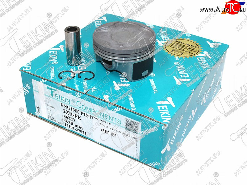 5 499 р. Комплект поршней с пальцами TEIKIN (2ZR-FE) Toyota Allion T260 седан дорестайлинг (2007-2010)  с доставкой в г. Майкоп
