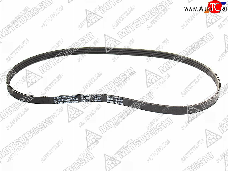 449 р. Ремень поликлиновой TOYOTA 5E-FE EL5#EXZ1# (PS)MITSUBISHI 4G6#SUZUKI G16AM15AM18A MITSUBOSHI 4PK940  с доставкой в г. Майкоп