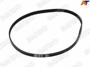699 р. Ремень поликлиновой TOYOTA 3RZ RZJ9# (AC)NISSAN GA1315DS Y10B13N14W10 (ALT) RB2# C34C35 (AC) BANDO 4PK910  с доставкой в г. Майкоп. Увеличить фотографию 1