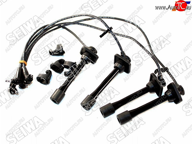 2 499 р. Провода высоковольтные TOYOTA CALDINA 92-98 4E5E-FE (квадратн. резин.) SEIWA 50004  с доставкой в г. Майкоп