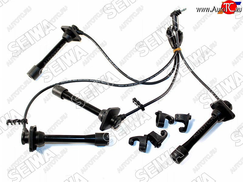 2 199 р. Провода высоковольтные TOYOTA CALDINA #T19# 92-02RAUM EXZ1015  97-03 45E-FE (квадрат. резин.) SEIWA 50071  с доставкой в г. Майкоп