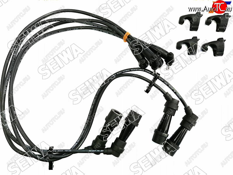 2 379 р. Провода высоковольтные TOYOTA HILUX RZN1## 98-05 1-2RZ (кругл. резин.) SEIWA 50059  с доставкой в г. Майкоп