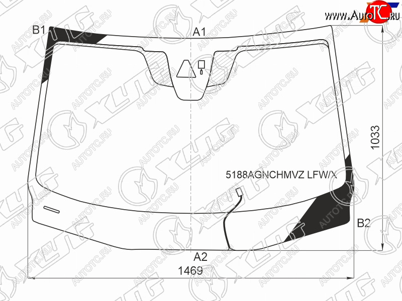 16 999 р. Стекло лобовое (Обогрев щеток Камера Датчик дождя Молдинг) Mazda 3 18- XYG 5188AGNCHMVZ LFW/X  с доставкой в г. Майкоп
