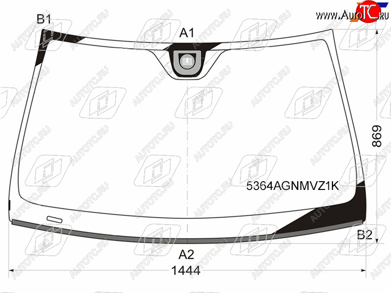 7 649 р. Стекло лобовое (Датчик дождя Молдинг) FUYAO Mercedes-Benz C-Class W204 дорестайлинг седан (2007-2011)  с доставкой в г. Майкоп