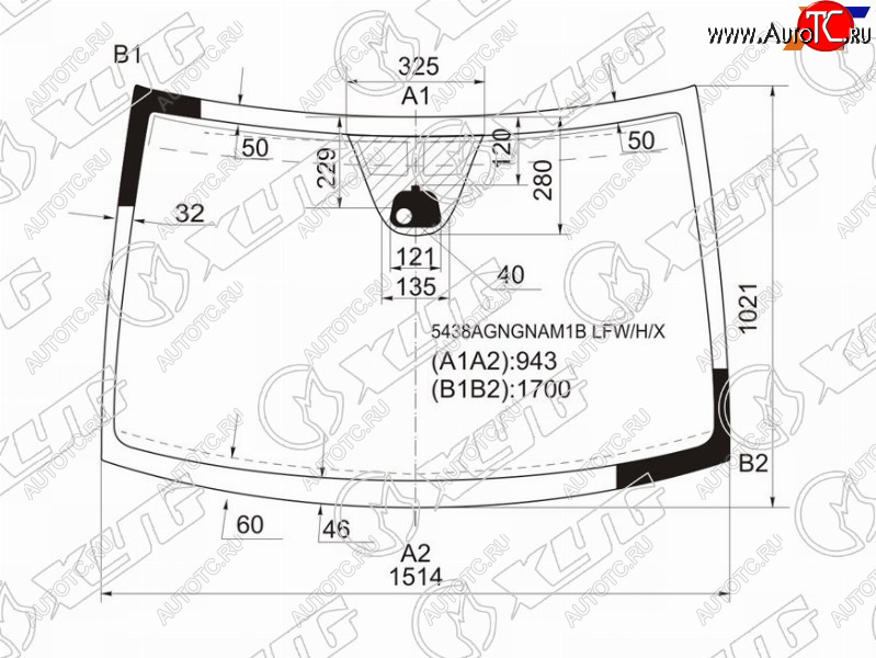 10 249 р. Стекло лобовое (Антенна Датчик дождя) XYG Mercedes-Benz Vito W639 дорестайлинг (2003-2010)  с доставкой в г. Майкоп
