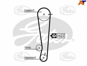 1 299 р. Ремень ГРМ HYUNDAI GETZ (1,1L) 02-09GETZ 1,1L 09-PICANTO 08- GATES 5511XS  с доставкой в г. Майкоп. Увеличить фотографию 1