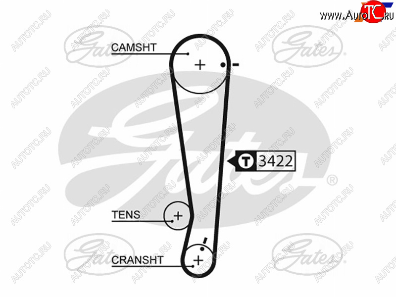 1 299 р. Ремень ГРМ HYUNDAI GETZ (1,1L) 02-09GETZ 1,1L 09-PICANTO 08- GATES 5511XS  с доставкой в г. Майкоп