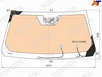 149 999 р. Стекло лобовое (Обогрев полный Камера Датчик дождя Проекция) Toyota Land Cruiser (J300) 21-  Lex TOYOTA 56101-6A995  с доставкой в г. Майкоп. Увеличить фотографию 1