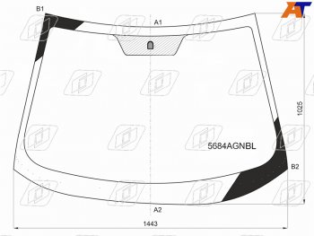 6 199 р. Стекло лобовое Mitsubishi Lancer 07-17  Lancer Evolution 07-17 FUYAO 5684AGNBL  с доставкой в г. Майкоп. Увеличить фотографию 1