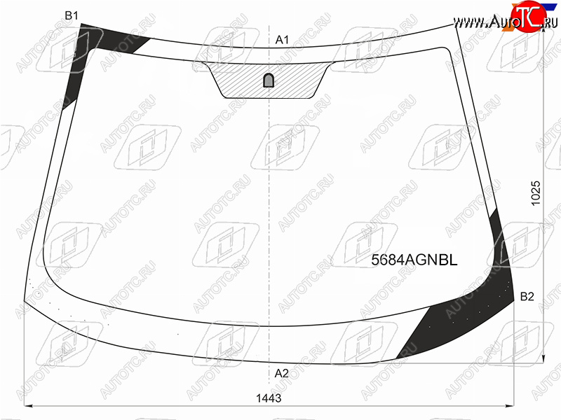 6 199 р. Стекло лобовое Mitsubishi Lancer 07-17  Lancer Evolution 07-17 FUYAO 5684AGNBL  с доставкой в г. Майкоп