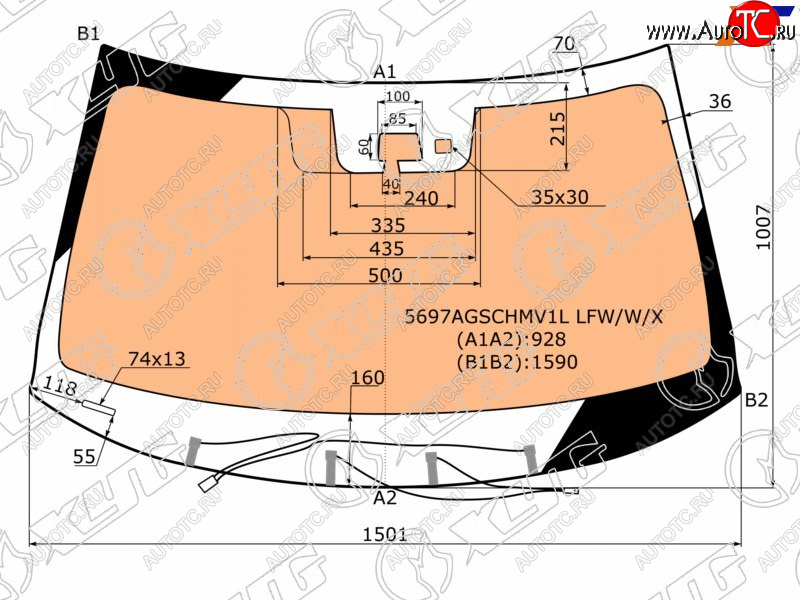 23 999 р. Стекло лобовое (Обогрев полный Камера Датчик дождя) Mitsubishi Outlander 12-18 XYG 5697AGSCHMV1L LFW/W/X  с доставкой в г. Майкоп