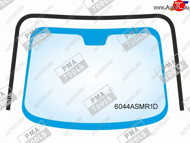 3 399 р. Молдинг лобового стекла (панорамная крыша) PMA Nissan Qashqai 1 дорестайлинг (2007-2010)  с доставкой в г. Майкоп