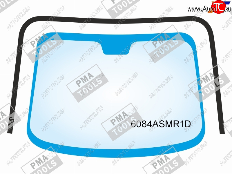 3 699 р. Молдинг лобового стекла PMA Nissan Qashqai 2 J11 дорестайлинг (2013-2019)  с доставкой в г. Майкоп