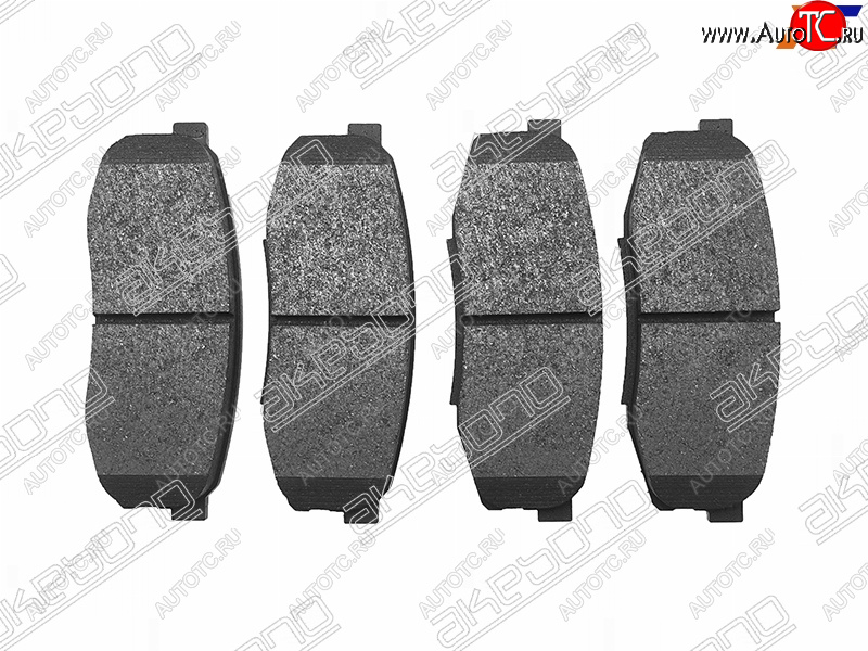 2 999 р. Колодки тормозные (усиленные) AKEBONO (задние) Toyota Sequoia XK60 рестайлинг (2017-2022)  с доставкой в г. Майкоп