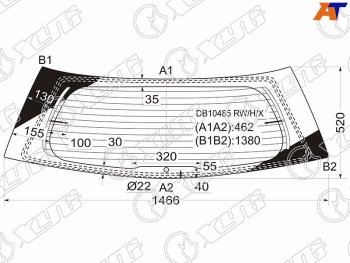 10 999 р. Стекло заднее с обогревом CADILLAC SRX 04-10 XYG DB10485 RW/H/X, db10485rwhx XYG DB10485 RW/H/X  с доставкой в г. Майкоп. Увеличить фотографию 1
