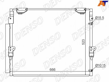 35 999 р. Радиатор кондиционера Toyota Land Cruiser (J200) 07-21  Lexus LX 07-23  Toyota Sequoia 07-22  Tun DENSO DCN50036  с доставкой в г. Майкоп. Увеличить фотографию 1