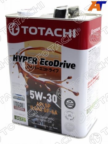 4 099 р. Масло моторное cинтетическое TOTACHI HYPER Ecodrive 5W-30 SPGF-6A 4л TOTACHI E0304  с доставкой в г. Майкоп. Увеличить фотографию 1