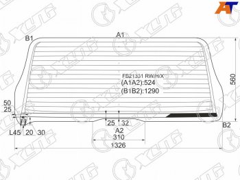 7 999 р. Стекло заднее (Цвет зеленый Обогрев) Toyota Sequoia 00-07 XYG FB21331 RW/H/X  с доставкой в г. Майкоп. Увеличить фотографию 1