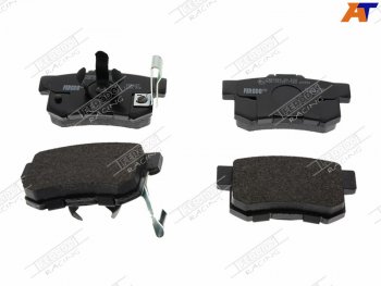 Колодки тормозные задние RH-LH SAT Honda CR-V RD4,RD5,RD6,RD7,RD9  рестайлинг (2004-2006) (С крепежом в поршень суппорта)