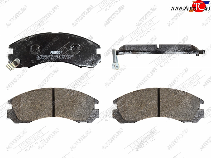 2 399 р. Колодки тормозные FERODO (передние) Mitsubishi Outlander CU (2003-2009)  с доставкой в г. Майкоп