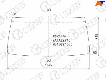 8 949 р. Стекло лобовое Mitsubishi Fuso Canter FE5 93-02  Fuso Canter FE6 93-02 XYG FE500 LFW  с доставкой в г. Майкоп. Увеличить фотографию 1