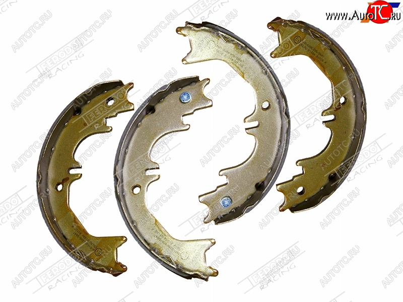 5 899 р. Колодки барабанные задние RH-LH SAT Toyota Land Cruiser 100 1-ый рестайлинг (2002-2005) (комплект 4шт)  с доставкой в г. Майкоп