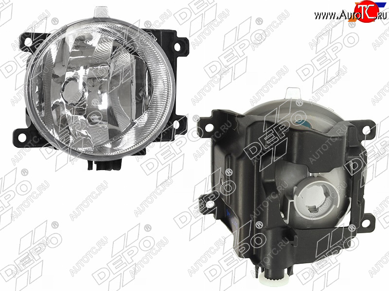 3 399 р. Фара противотуманная Toyota Land Cruiser (J200) 07-21  RAV4 (XA40) 12-19  Estima 06-16 (Справа) DEPO 212-2089R-UQ  с доставкой в г. Майкоп
