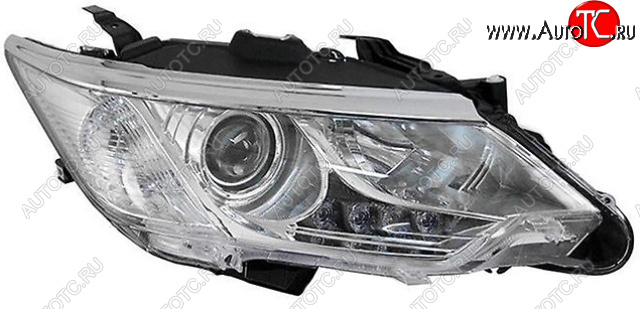 7 799 р. Правая фара (с электрокорректором, ксенон) BODYPARTS  Toyota Camry  XV55 (2014-2017) 1-ый рестайлинг  с доставкой в г. Майкоп