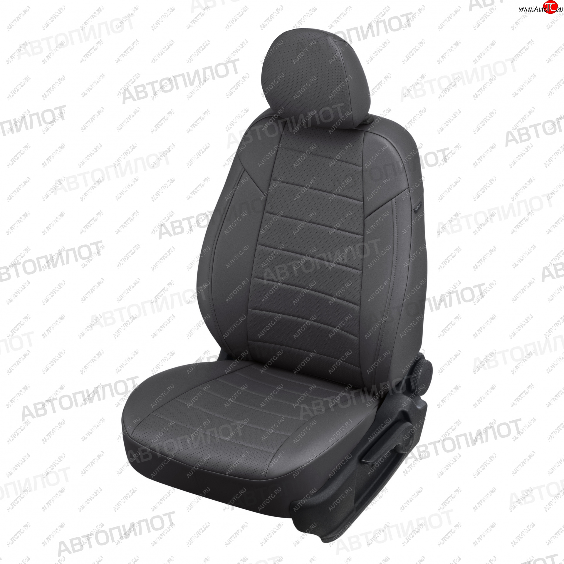 17 399 р. Чехлы сидений (экокожа, 7 мест) Автопилот  Chevrolet Captiva  CN202S (2018-2025) дорестайлинг (темно-серый)  с доставкой в г. Майкоп