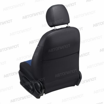 17 699 р. Чехлы сидений (экокожа, 7 м, трансформер) Автопилот Ромб  Chevrolet Orlando (2011-2018) (черный/синий)  с доставкой в г. Майкоп. Увеличить фотографию 3