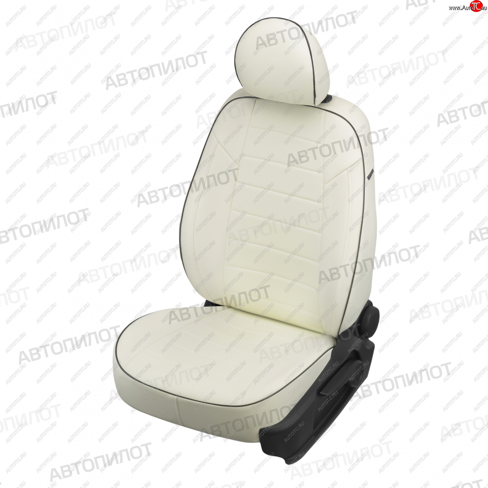 13 649 р. Чехлы сидений (экокожа) Автопилот Ford S-Max 1 дорестайлинг (2006-2010) (белый)  с доставкой в г. Майкоп