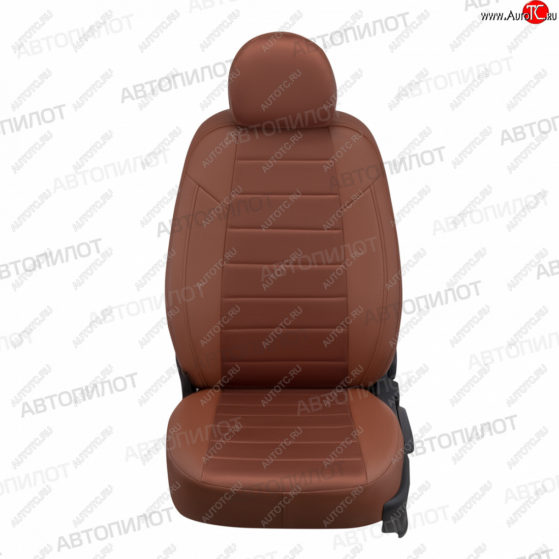 13 649 р. Чехлы сидений (экокожа/алькантара) Автопилот  Geely MK Cross (2011-2016) (коричневый)  с доставкой в г. Майкоп