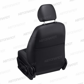 8 249 р. Чехлы сидений (экокожа/алькантара) Автопилот Haval H6 дорестайлинг (2016-2019) (черный)  с доставкой в г. Майкоп. Увеличить фотографию 3