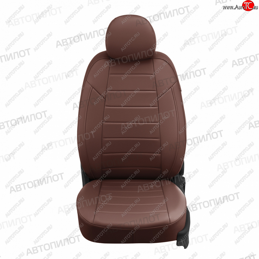 21 599 р. Чехлы сидений (экокожа, 8 мест) Автопилот  Honda Pilot  YF4 (2008-2015) дорестайлинг, рестайлинг (темно-коричневый)  с доставкой в г. Майкоп