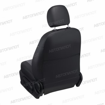 8 499 р. Чехлы сидений (экокожа/алькантара) Автопилот Ромб Hyundai Elantra MD дорестайлинг (2010-2013) (черный/серый)  с доставкой в г. Майкоп. Увеличить фотографию 4