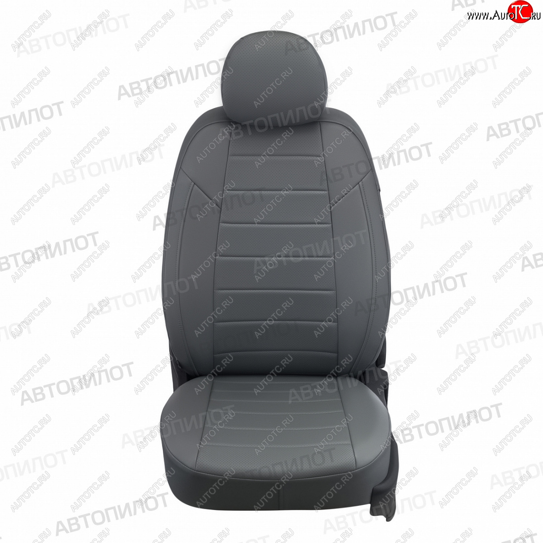 13 649 р. Чехлы сидений (экокожа, сплошное заднее сиденье) Автопилот  Hyundai Getz  TB (2002-2010) хэтчбэк 5 дв. дорестайлинг, хэтчбэк 5 дв. рестайлинг (серый)  с доставкой в г. Майкоп