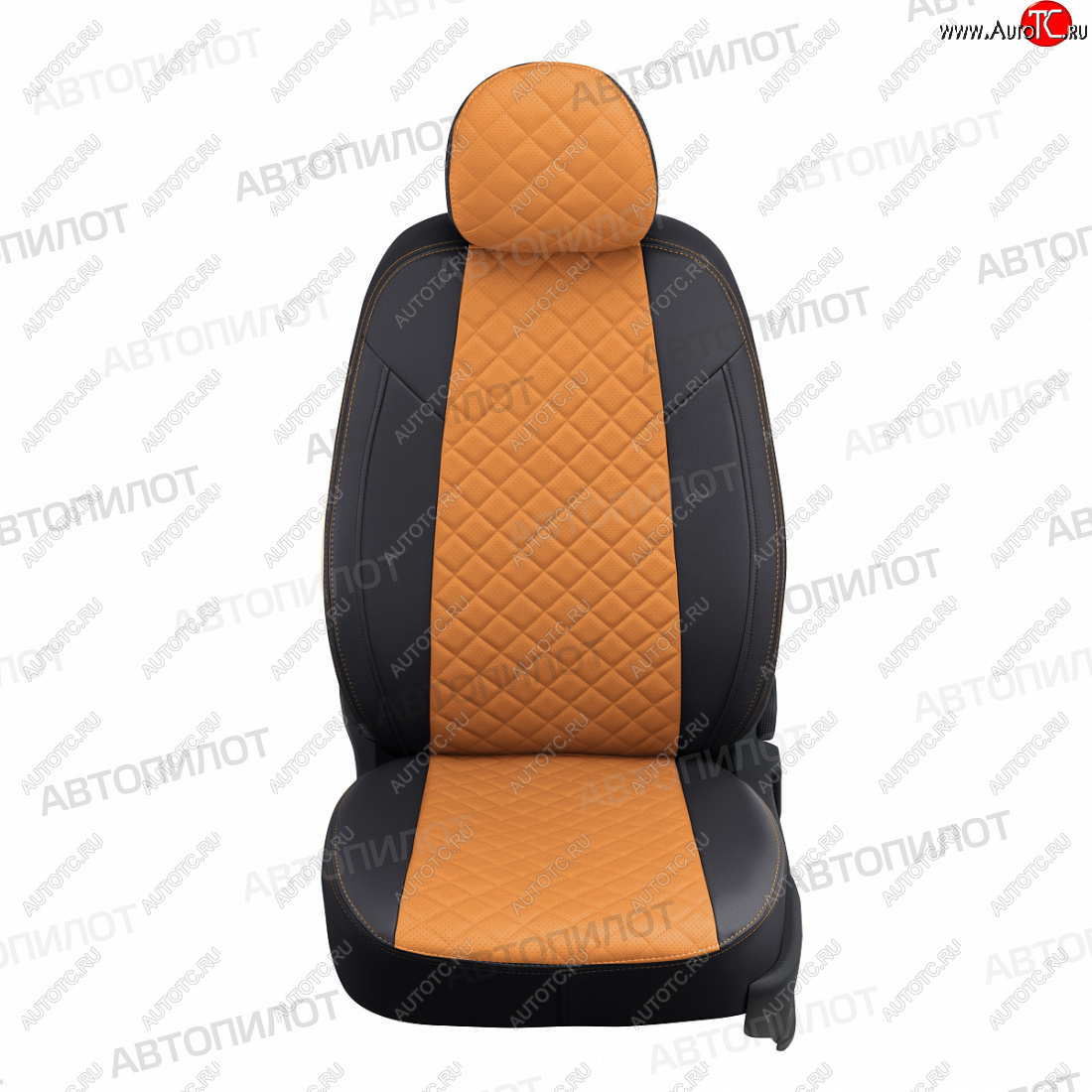 21 999 р. Чехлы сидений (экокожа, 8 мест) Автопилот Ромб  Hyundai Starex/Grand Starex/H1  TQ (2007-2022) дорестайлинг, рестайлинг, 2-ой рестайлинг (черный/оранж)  с доставкой в г. Майкоп