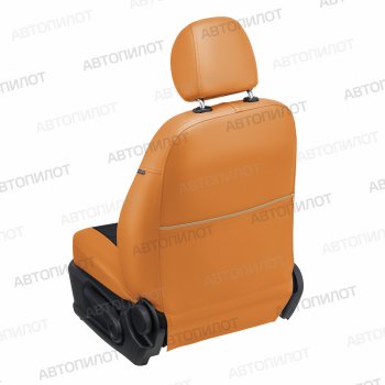 21 599 р. Чехлы сидений (экокожа, 9 мест) Автопилот  Hyundai Starex/H1  A1 (1997-2007) дорестайлинг, рестайлинг (оранж/черный)  с доставкой в г. Майкоп. Увеличить фотографию 2