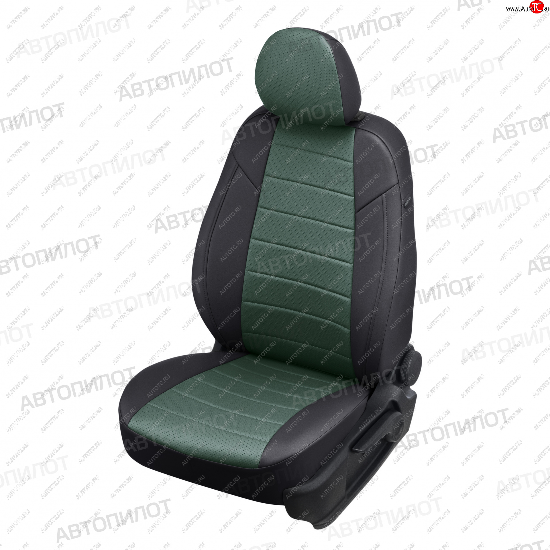 21 599 р. Чехлы сидений (экокожа, 8-11 мест) Автопилот  Hyundai Starex/Grand Starex/H1  TQ (2007-2022) дорестайлинг, рестайлинг, 2-ой рестайлинг (черный/зеленый)  с доставкой в г. Майкоп